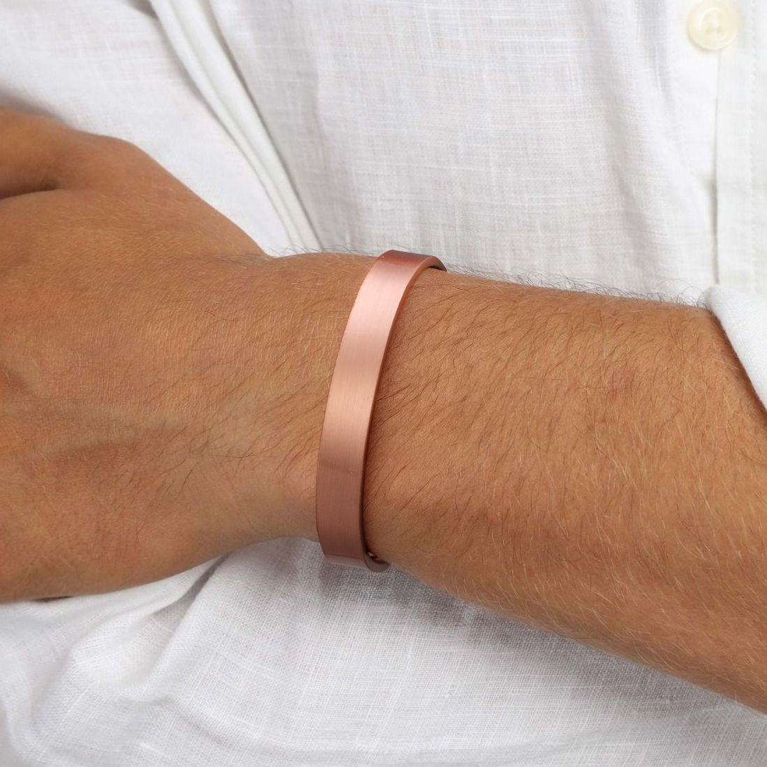 2 Pcs Copper Magnetic Cuff Bracelet