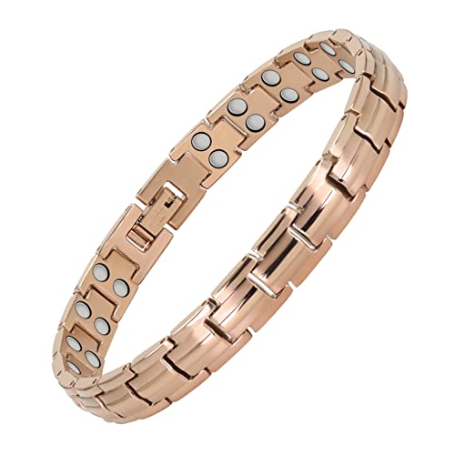 Titanium Steel Magnetic Bracelet with Neodymium Magnets.