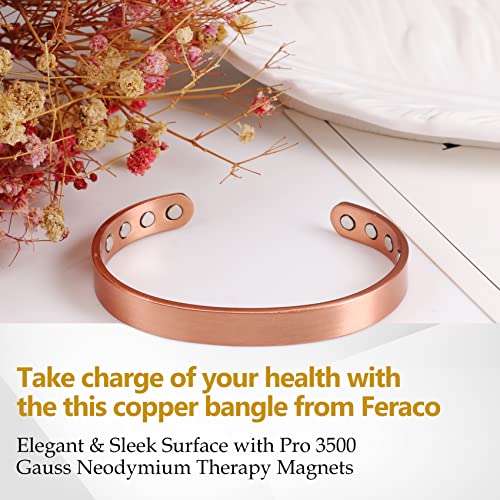 2 Pcs Copper Magnetic Cuff Bracelet.