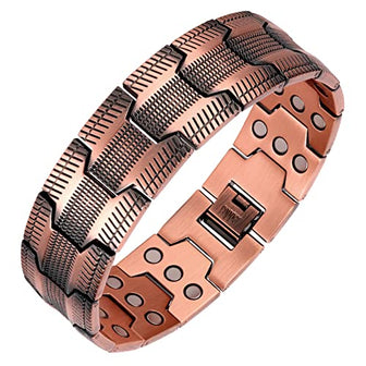 3X Strength Copper Magnetic Bracelet for men.