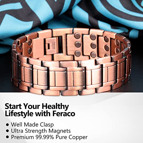 3X Strength Copper Magnetic Bracelet for men.